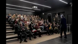 Conversation with students about the International Day of Commemoration in Memory of the Victims ...