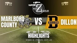 Week 9 Highlights: Marlboro Co. vs. Dillon