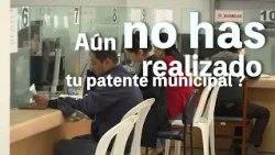 Patente municipal 100 % en línea