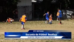 Escuela de futbol realiza encuentro deportivo en apopa