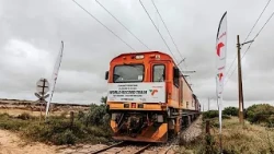 South Africa claims 7.6 kilometer-long freight train is the longest ever