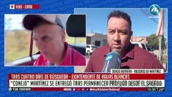 El abogado del "Conejo" Martínez negó que estuviera prófugo: "Estaba en el médico"