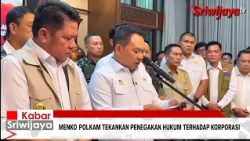 Coordinating Minister for Political and Security Affairs emphasizes law enforcement against corpo...