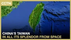 China's Taiwan in all its splendor from space