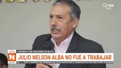Controversy over U.S. sanctions: Julio Nelson Alba did not show up for work