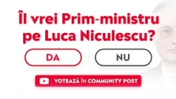 🔴POLL - Do you want Luca Niculescu as Prime Minister?