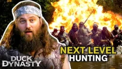 The Robertsons Take Duck Blind Building to the Extreme | Duck Dynasty