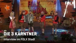 „Das war nicht geprobt!“ – Die 3 Kärntner spontan im FOLX Stadl | VOLKSMUSIK