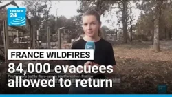 Tens of thousands of French wildfire evacuees allowed to return home • FRANCE 24 English