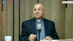 البطريرك الجديد الياس الحويّك مع قدس الأب مالك بو طانوس م.ل.