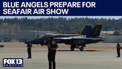 Catching up with the Blue Angels ahead of Seafair air show | FOX 13 Seattle
