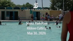 Sousa Park Ribbon Cutting May 30, 2026