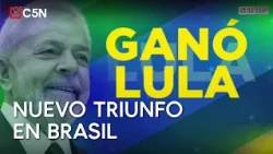 LULA DA SILVA won the election in BRAZIL with more than 51% of the vote