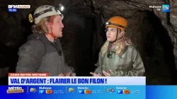 A visit to the Val d'Argent mines with Mélina Fonck and Adrien Petiteau
