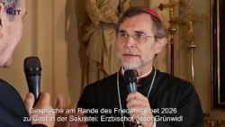 Conversations on the sidelines of the 2026 Peace Prayer: here with Archbishop Josef Grünwidl