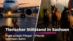 Hase stoppt Flieger – Pferde stoppen Züge I Sachsen Fernsehen