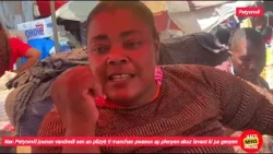 Flash : Gwo rèl bò kote ti machann pwason yo nan Petyonvil akoz leta livre peyi a bay bandi