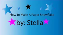 KVC - How to Make a Paper Snowflake - Tutorial