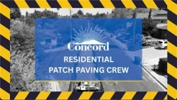 City of Concord Patching Paving Crew 2026