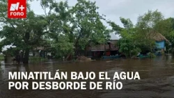 Flooding in Minatitlán: N+ drone captures the devastation from the Uxpanapa River overflow