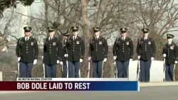 Bob Dole Given Military Honors at Arlington National Cemetery