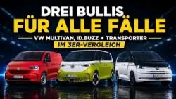 VW Bulli-Vergleich: Multivan vs. ID. Buzz vs. Transporter – Welcher passt zu euch? | Motorvision
