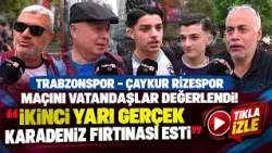 Trabzonspor fans react to the match against Çaykur Rizespor