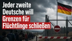 Jeder zweite Deutsche will Grenzen für Flüchtlinge schließen