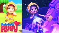 Space Mission to Planet Plum! | Rainbow Ruby - WildBrain | Full Episodes for Kids