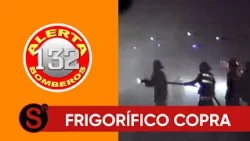 Incendio Frigorífico Copra | Alerta 132 Bomberos