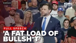 'A fat load of bullsh*t'': Vance speaks on Dems' chances to win midterms during Kansas rally speech