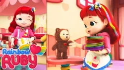 Magical Waitress Cafe Rescue! | Rainbow Ruby - WildBrain | Full Episodes for Kids