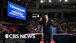 Trump campaigns in Tennessee as Americans face high cost of living at grocery stores, gas pumps