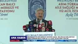 MELİKGAZİ’YE BİR SAĞLIK YATIRIMI DAHA MELİKGAZİ BELEDİYESİ ASIM TÜRKAN BALCI ASM VE 112 ACİL İSTA