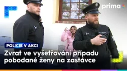 Pobodaná žena na autobusové zastávce | Policie v akci