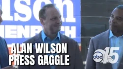 PRESS GAGGLE: Republican Alan Wilson speaks in Myrtle Beach at Russell Fry event