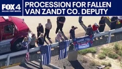 Procession held for fallen Van Zandt Co. Deputy Adam Sherifi