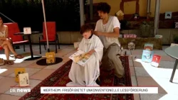 Hairdresser offers unconventional reading support
