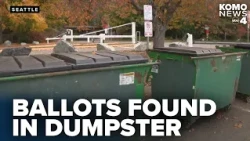 Dozens of undelivered ballots found in dumpster at Seattle park
