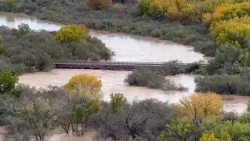 Video shows flooding along San Juan River south of Montezuma Creek, Utah