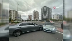 Kayseri’de “göz göre göre” gelen kaza kamerada