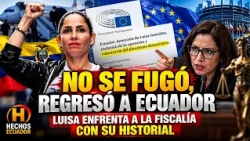 NO PUDIERON CON ELLA! LUISA GONZÁLEZ SE DEFIENDE Y LA UNIÓN EUROPEA PONE EL OJO EN ECUADOR