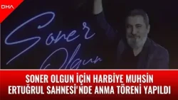 Memorial service held for Soner Olgun at the Harbiye Muhsin Ertuğrul Stage