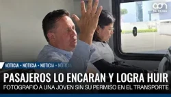 Passengers confront man for taking photos of a woman on public transit