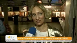 Serbian artist gifts Pelé Museum with portrait of the King in crystals - 10/23/2026