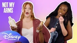 Ava & Brooklynn Use Each Other’s Arms to Pack for Camp! 🏕️👋 | Not My Arms | Disney Channel