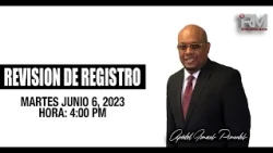 Tema: Revision de Registro - Apostol Ismael Pimentel