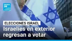 Miles de israelíes que residen en el exterior viajan a su país para poder votar en las elecciones