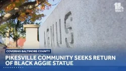 Pikesville community seeks return of Black Aggie statue