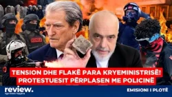 “LUFTË” mes protestuesve dhe POLICISË! RENEA zbret në Kryeministri! Plagoset në sy i riu!